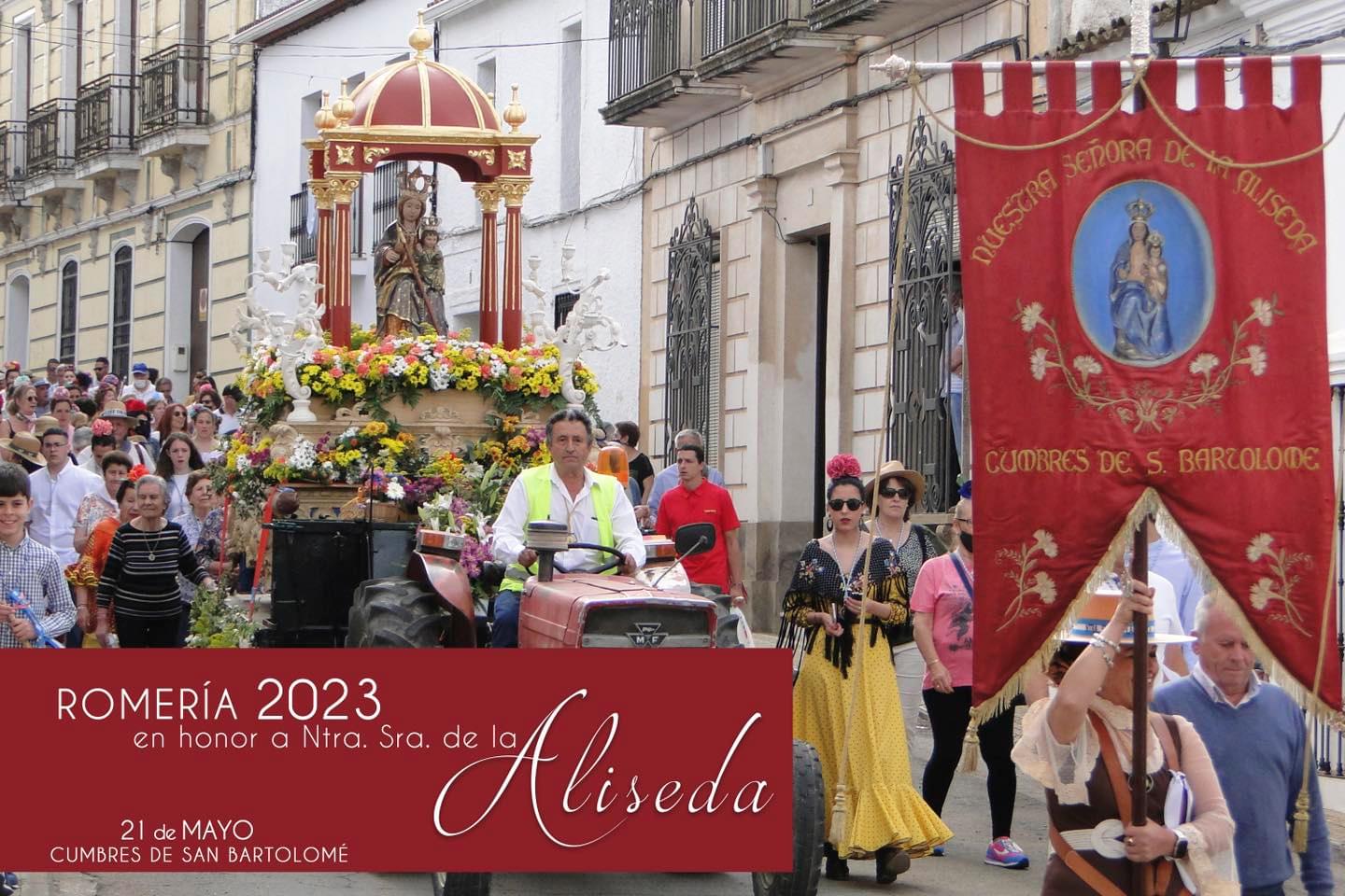 Romería en honor a la Virgen de la Aliseda 2023 Cumbres de San Bartolomé